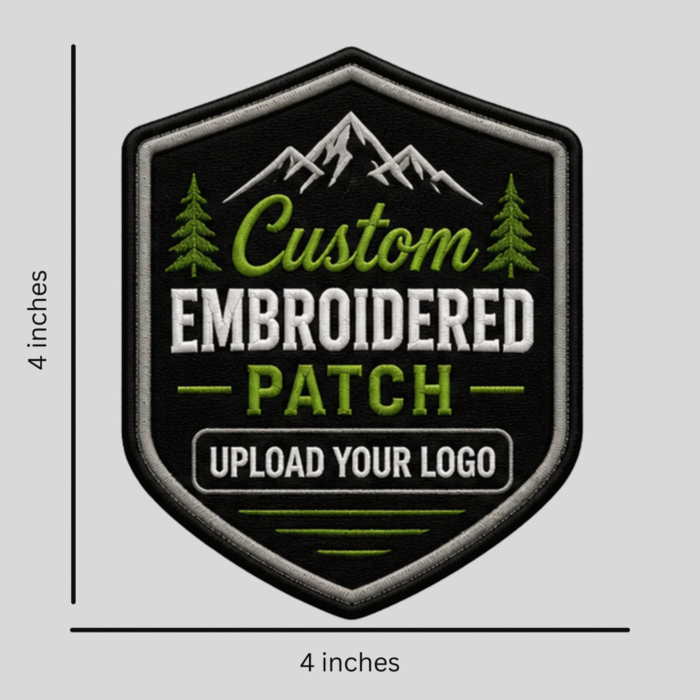 Custom Iron-On Embroidered Patches – 4 inches