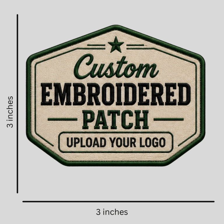 Custom Iron-On Embroidered Patches – 3 inches