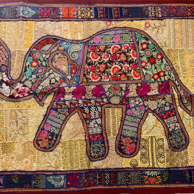 Lok Katha Haathi Wall Piece