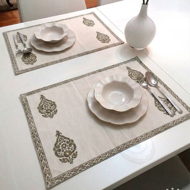 Panna Gulistan Dining Placemats (Set of 6)