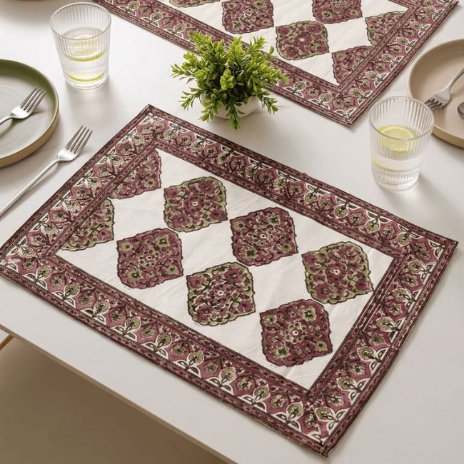 Rangmahal Rani Jaal Placemats (Set of 6)