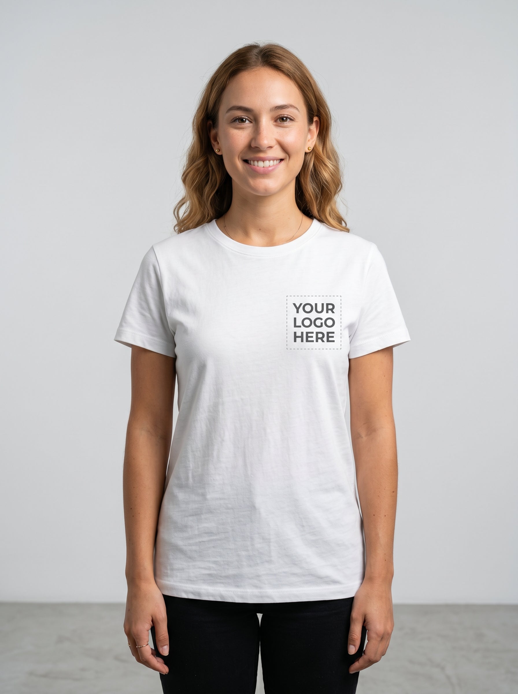 Customized Womens Round Neck Tshirts