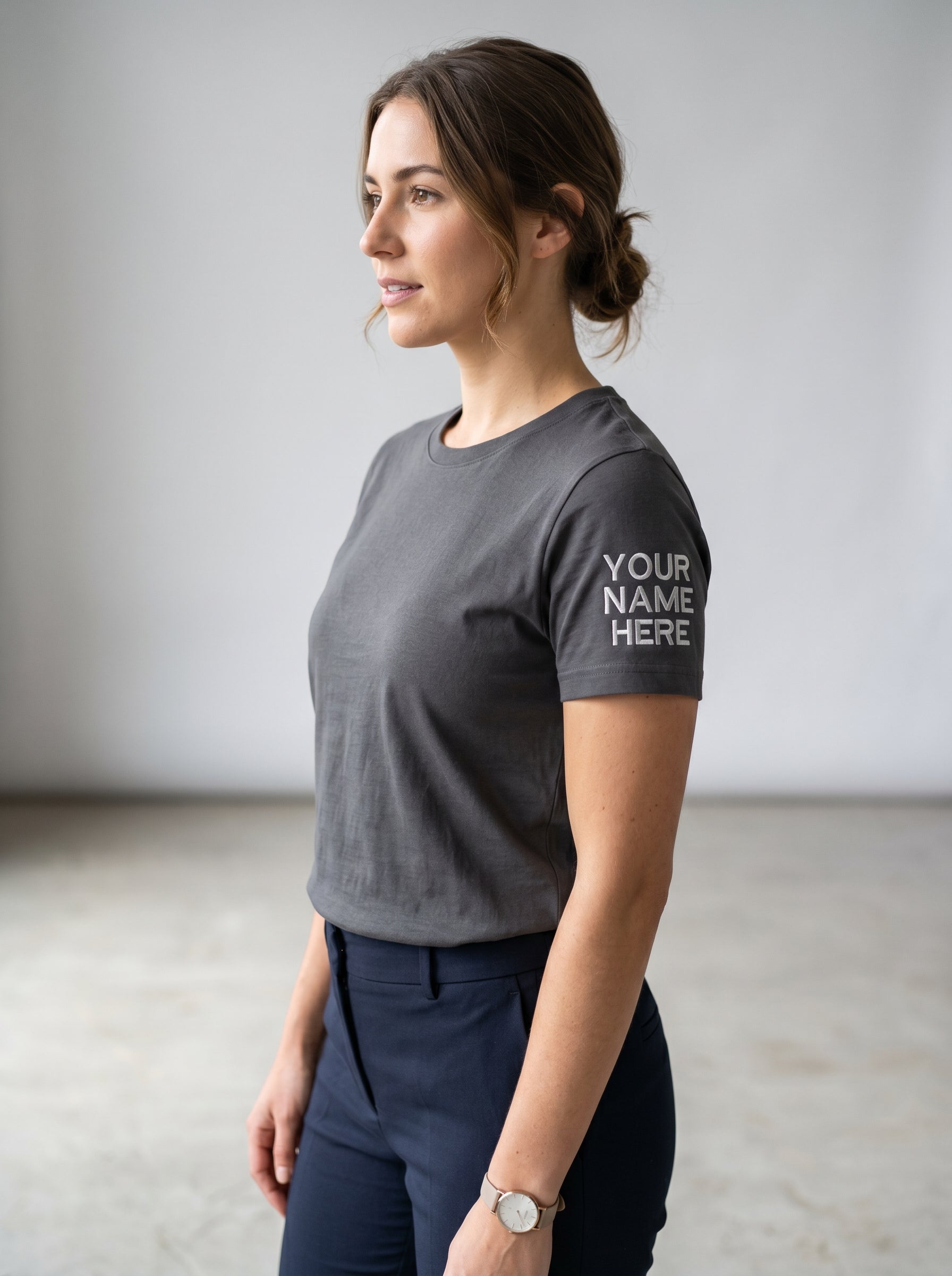 Customized Womens Round Neck Tshirts