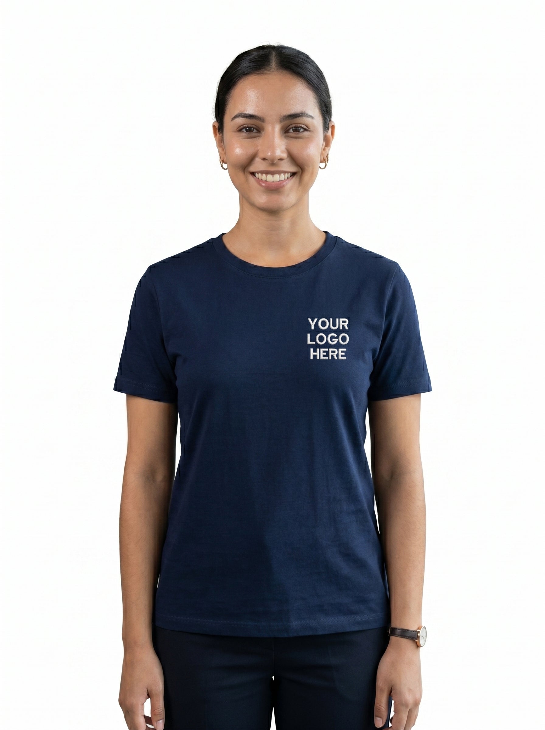 Customized Womens Round Neck Tshirts