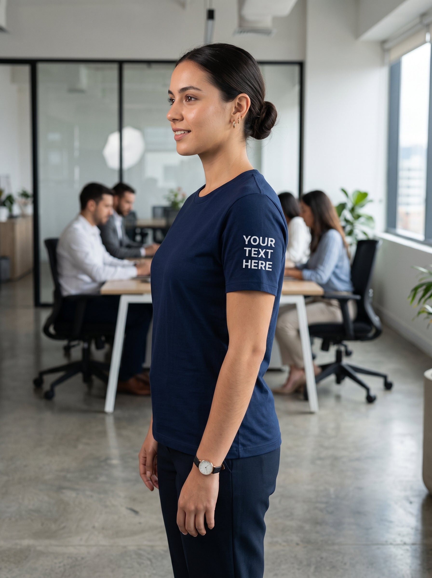 Customized Womens Round Neck Tshirts