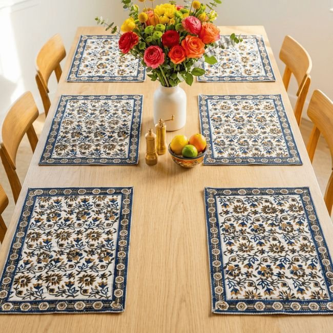 Neel Aangan Jaal Dining Placemats (Set of 6)
