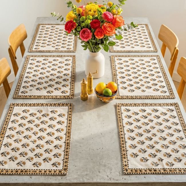 Kesar Bootidar Dining Placemats (Set of 6)
