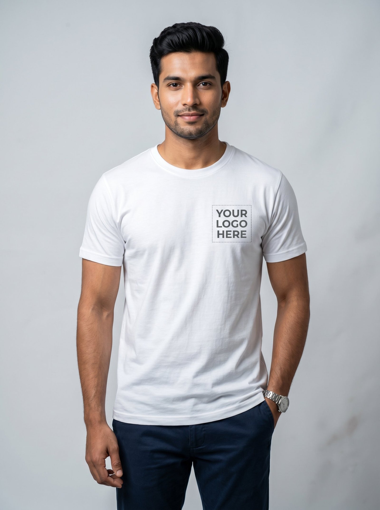 Customized Mens Round Neck T- Shirts